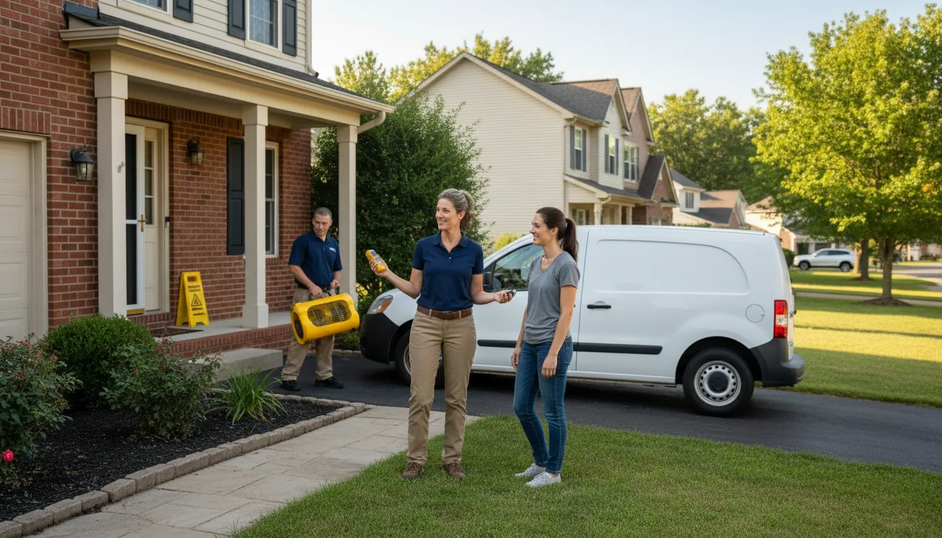 Water restoration image for Mildew Remediation in Lowell, MI